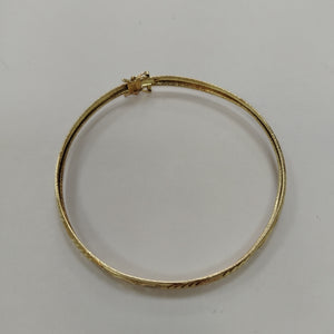 PULSERA RIGIDA ORO, ORO COMBINADO 10 K 5.5 GRMS (SEMINUEVO)