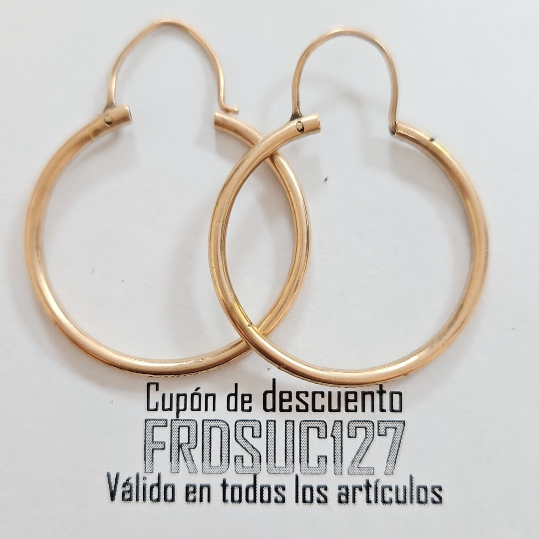 ARRACADAS PAR ORO 10 K 2.8 GRMS (SEMINUEVO)