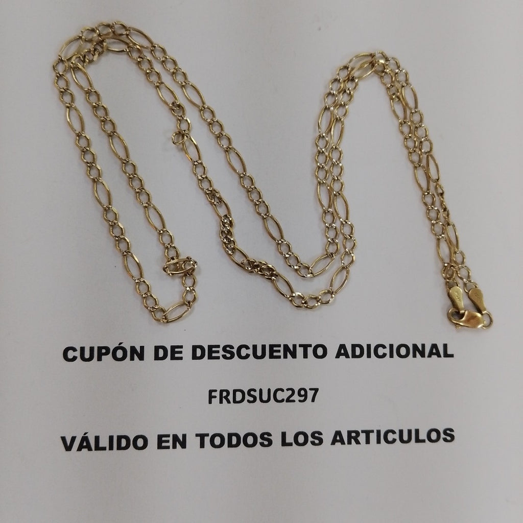 CADENA ORO 14 K 9,50 GRMS (SEMINUEVO)