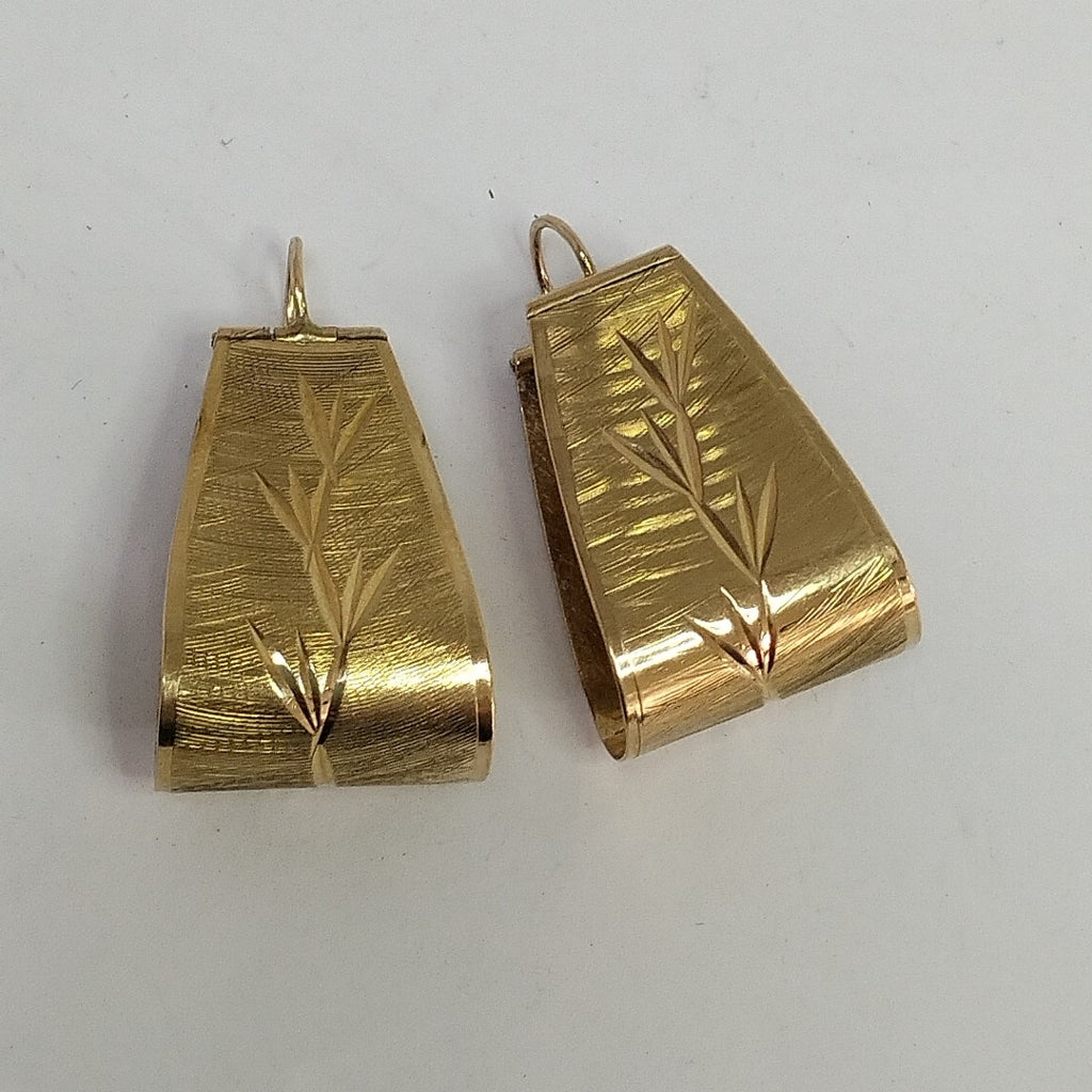 ARRACADAS PAR ORO 8 K 7,20 GRMS (SEMINUEVO)