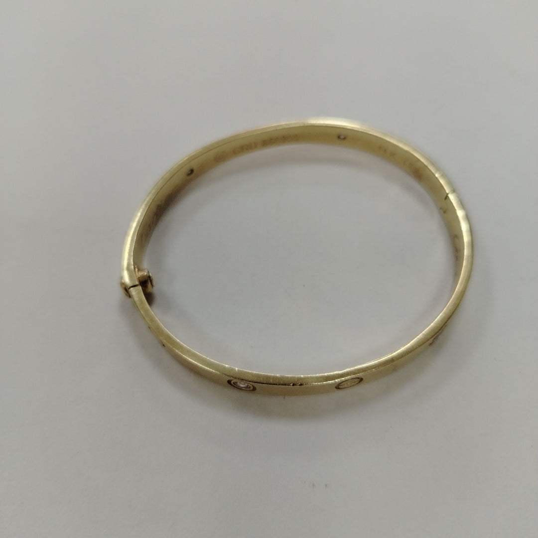 PULSERA RIGIDA ORO 14 K 24.5 GRMS (SEMINUEVO)