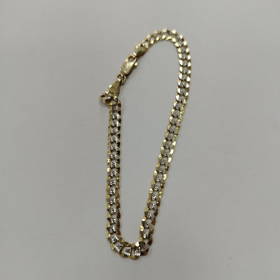 PULSERA ORO, RODIADO 10 K 5.6 GRMS (SEMINUEVO)