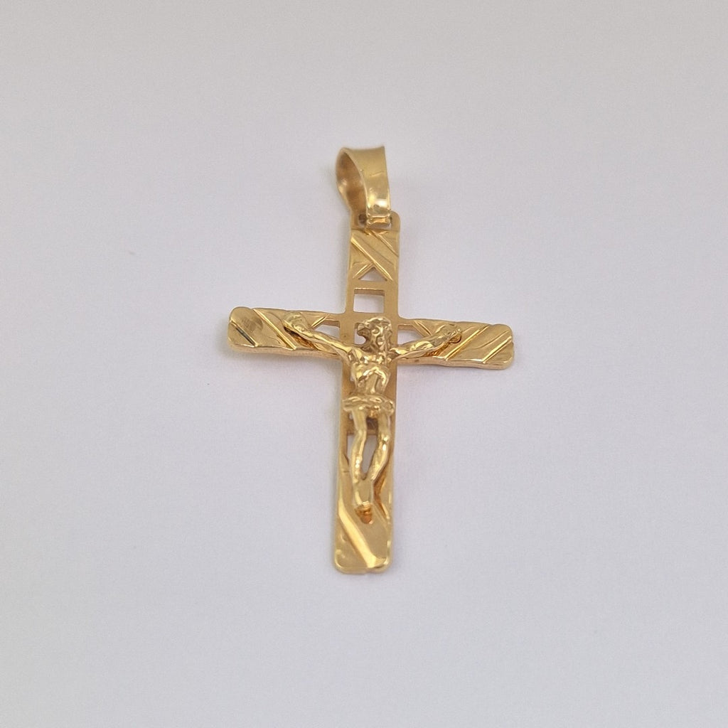CRUCIFIJO ORO 14 K 3,00 GRMS (SEMINUEVO)