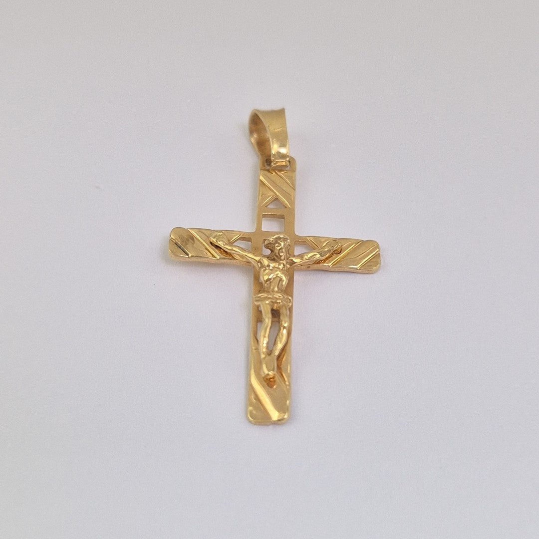 CRUCIFIJO ORO 14 K 3,00 GRMS (SEMINUEVO)
