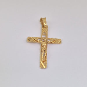 CRUCIFIJO ORO 14 K 3,00 GRMS (SEMINUEVO)
