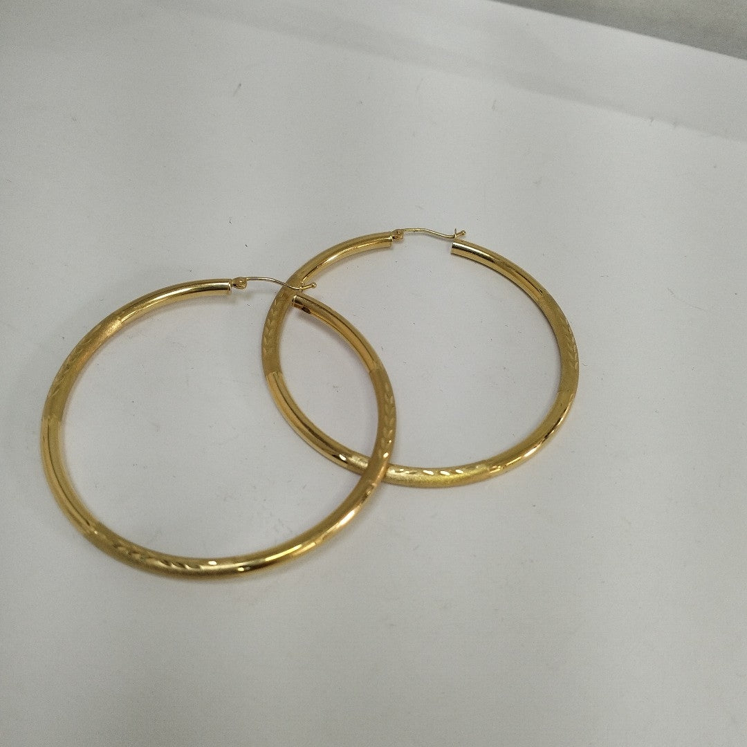 ARRACADAS PAR ORO 10 K 3.6 GRMS (SEMINUEVO)
