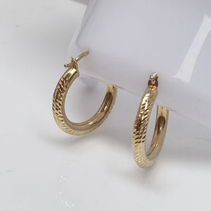 ARRACADAS PAR ORO 14 K 1.8 GRMS (SEMINUEVO)
