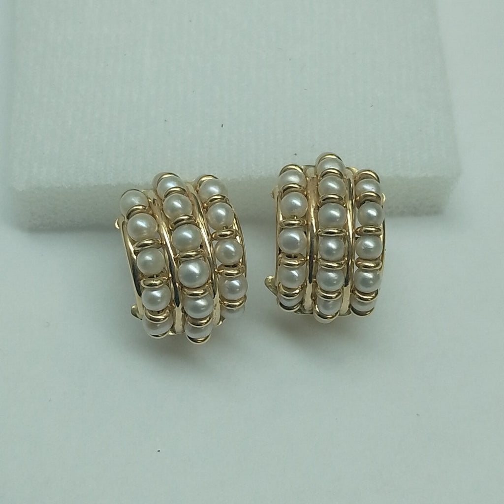 ARETES PAR ORO 14 K 8,90 GRMS (SEMINUEVO)