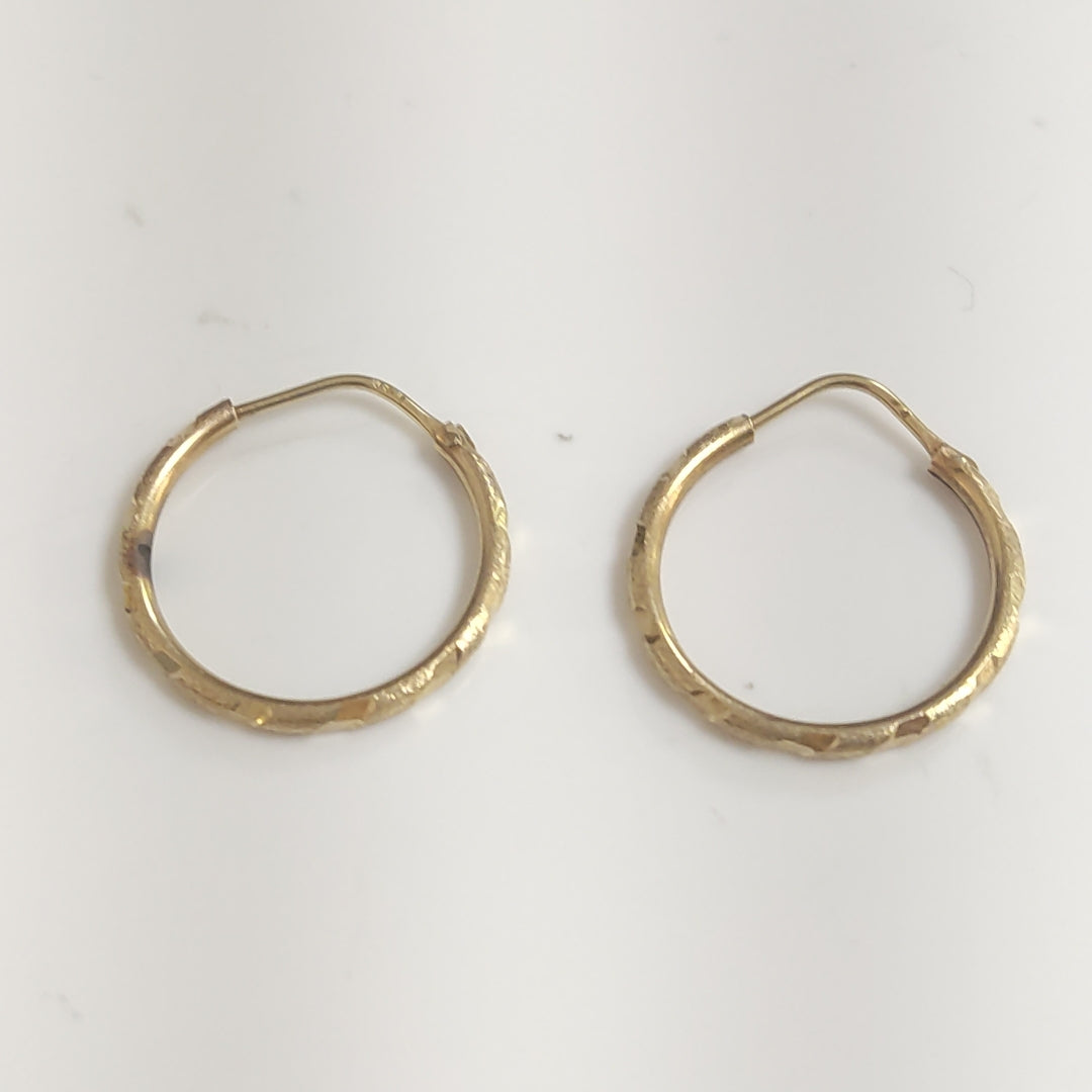 ARRACADAS PAR ORO 10 K 1,30 GRMS (SEMINUEVO)