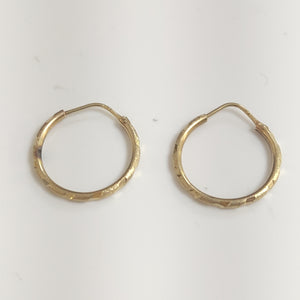 ARRACADAS PAR ORO 10 K 1,30 GRMS (SEMINUEVO)