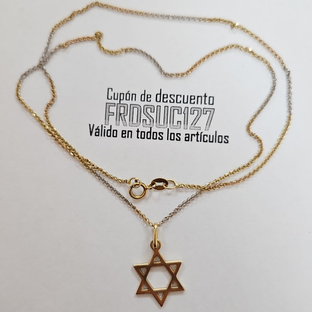 CADENA, DIJE ORO 14 K 1.9 GRMS (SEMINUEVO)
