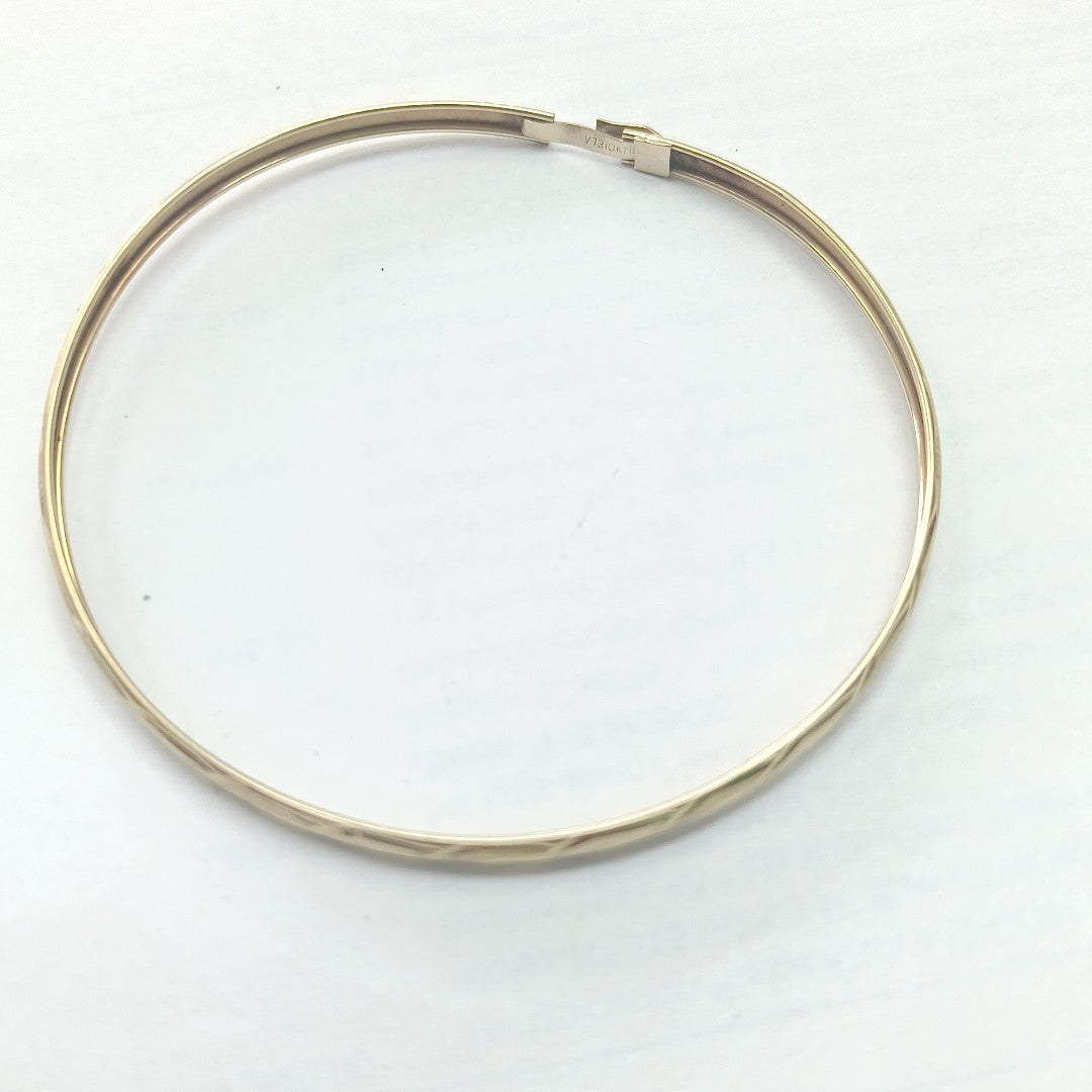 PULSERA RIGIDA ORO 10 K 3,40 GRMS (SEMINUEVO)