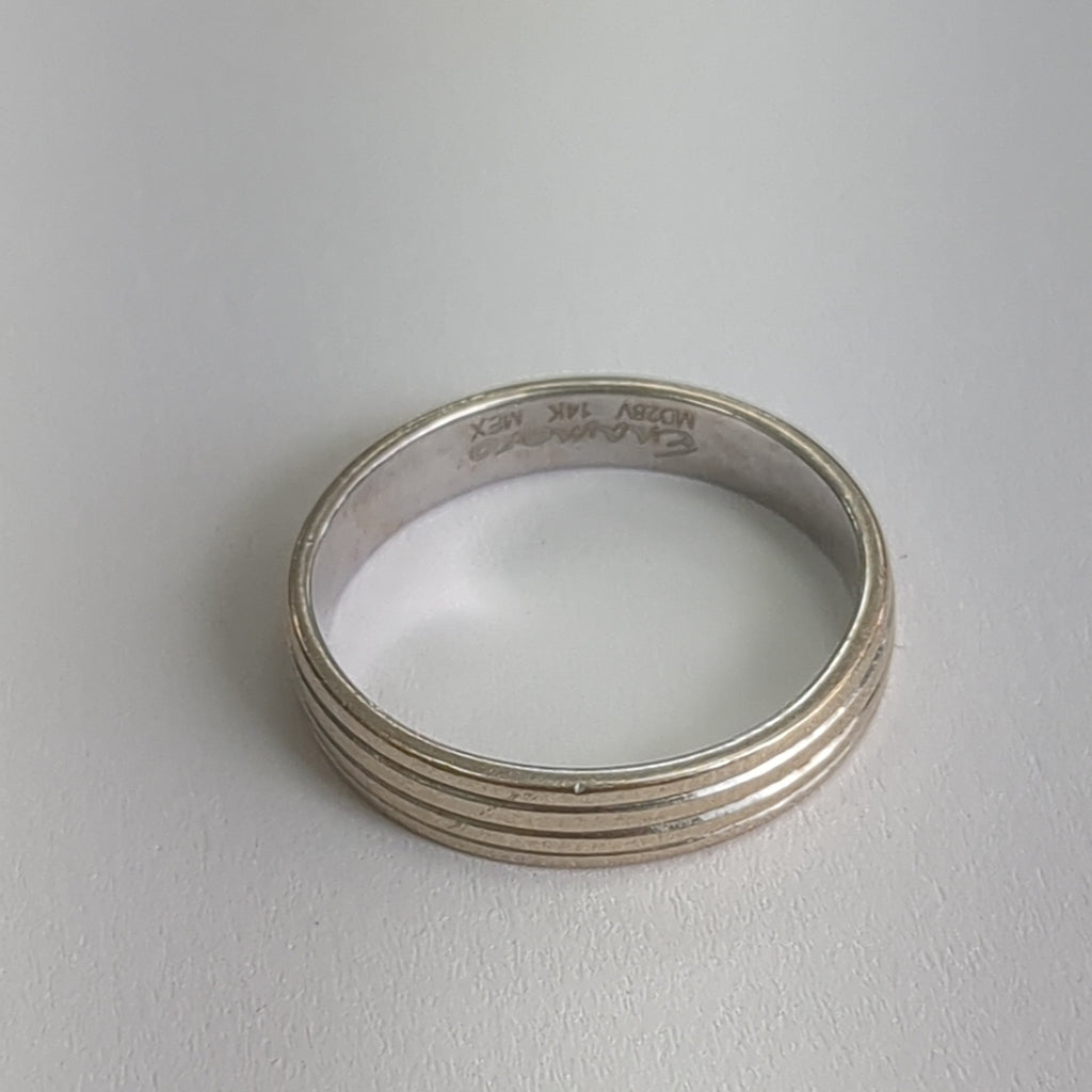 ARGOLLA ORO BLANCO 14 K 4,10 GRMS (SEMINUEVO)