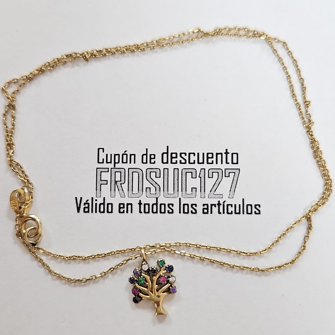 CADENA, DIJE ORO 10 K 1.9 GRMS (SEMINUEVO)