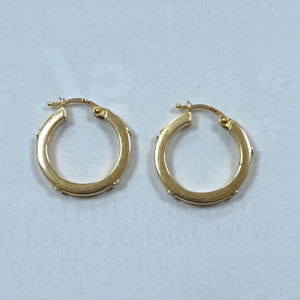 ARRACADAS PAR ORO 14 K 2.4 GRMS (SEMINUEVO)