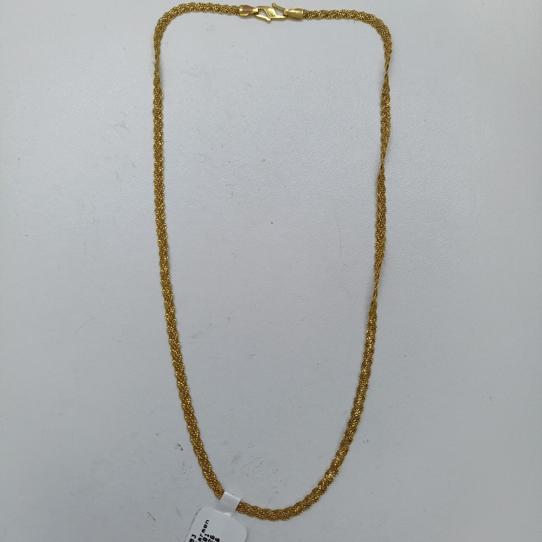 CADENA ORO 21 K 4.8 GRMS (SEMINUEVO)