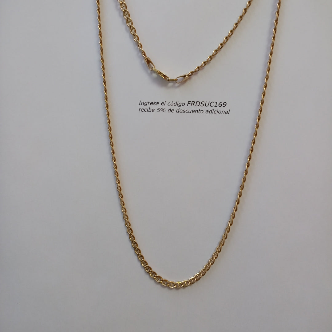 CADENA ORO 14 K 5.8 GRMS (SEMINUEVO)