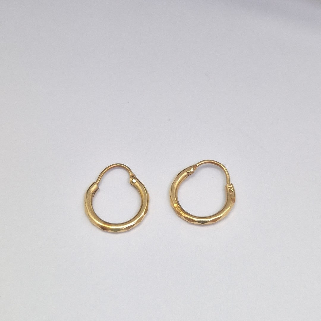 ARRACADAS PAR ORO 14 K 0.9 GRMS (SEMINUEVO)