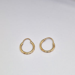 ARRACADAS PAR ORO 14 K 0.9 GRMS (SEMINUEVO)