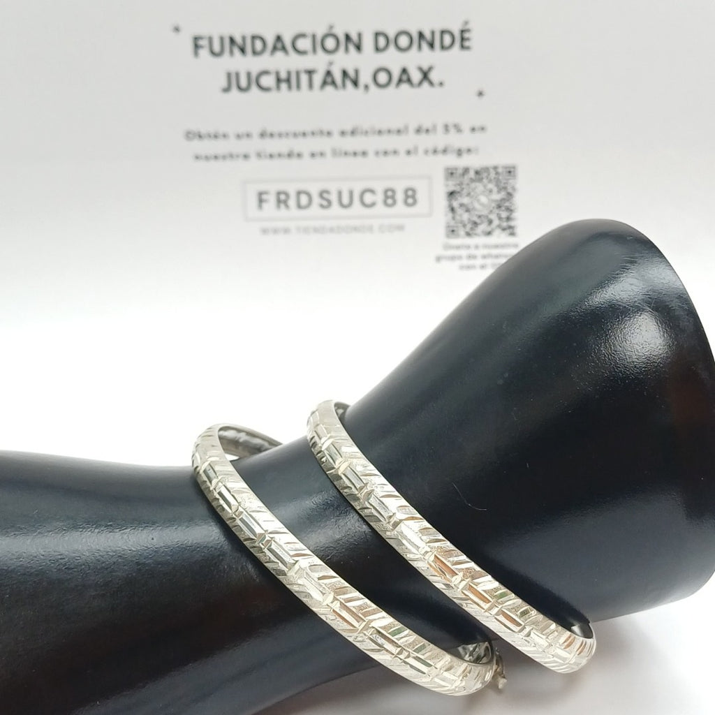 ARRACADAS PAR PLATA 12,10 GRMS (SEMINUEVO)