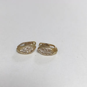 ARETES PAR ORO 10 K 1.4 GRMS (SEMINUEVO)