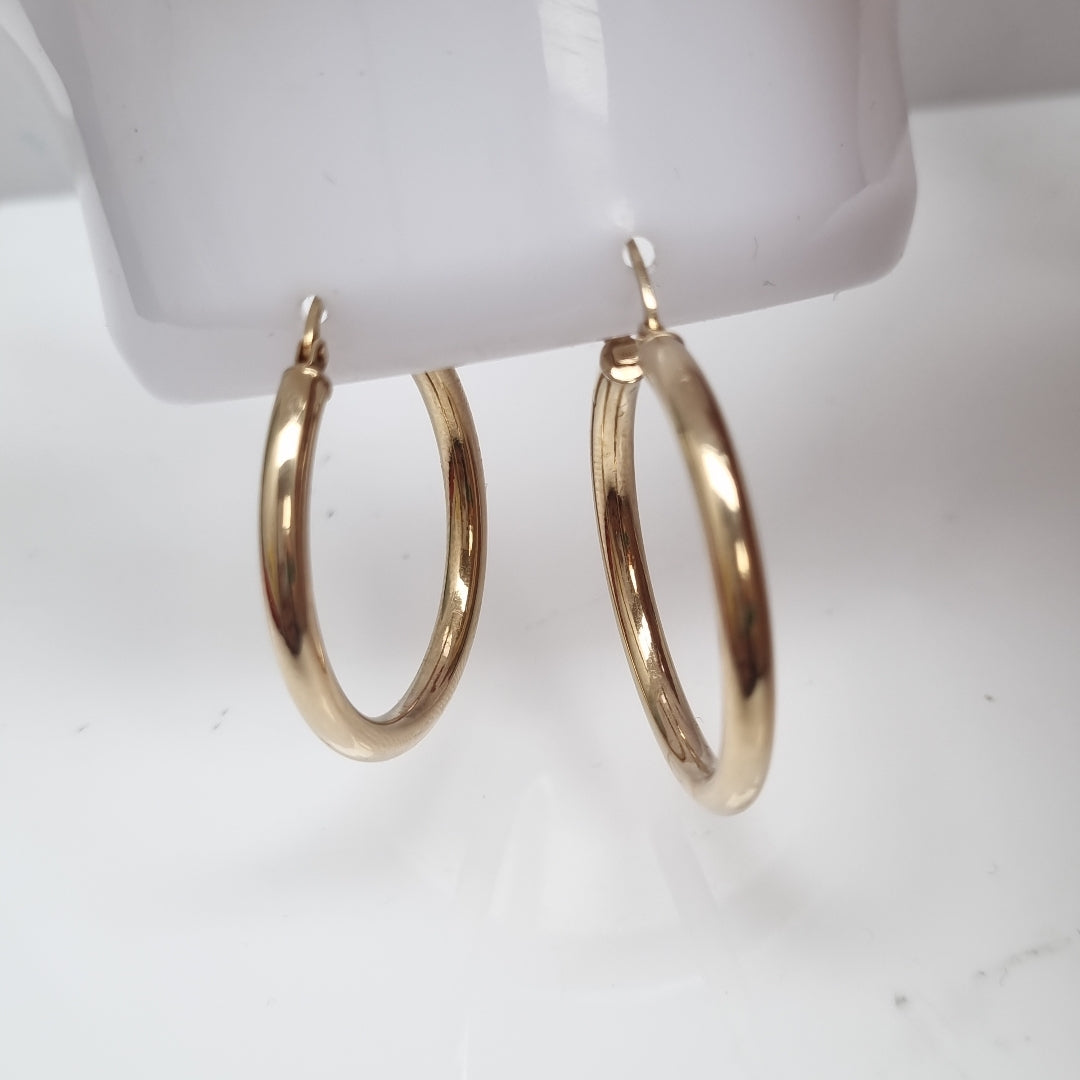 ARRACADAS PAR ORO 14 K 2.3 GRMS (SEMINUEVO)
