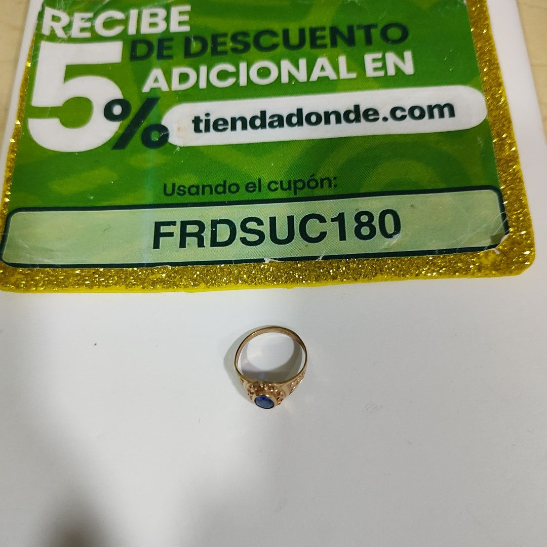 ANILLO ORO 10 K 1,10 GRMS (SEMINUEVO)