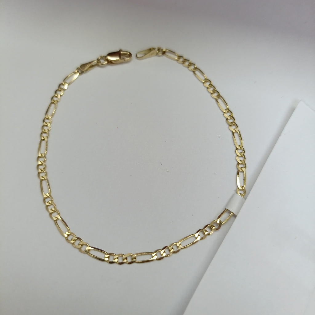 PULSERAS 3X1 ORO 14K 18 CM 1.8 GR (NUEVO)