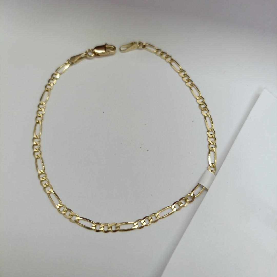 PULSERAS 3X1 ORO 14K 18 CM 1.8 GR (NUEVO)