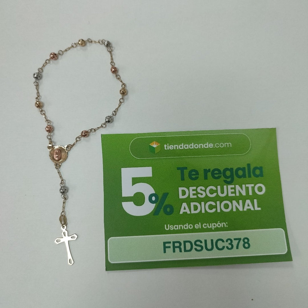 PULSERA ORO,ORO COMBINADO 10 K 2,90 GRMS (SEMINUEVO)