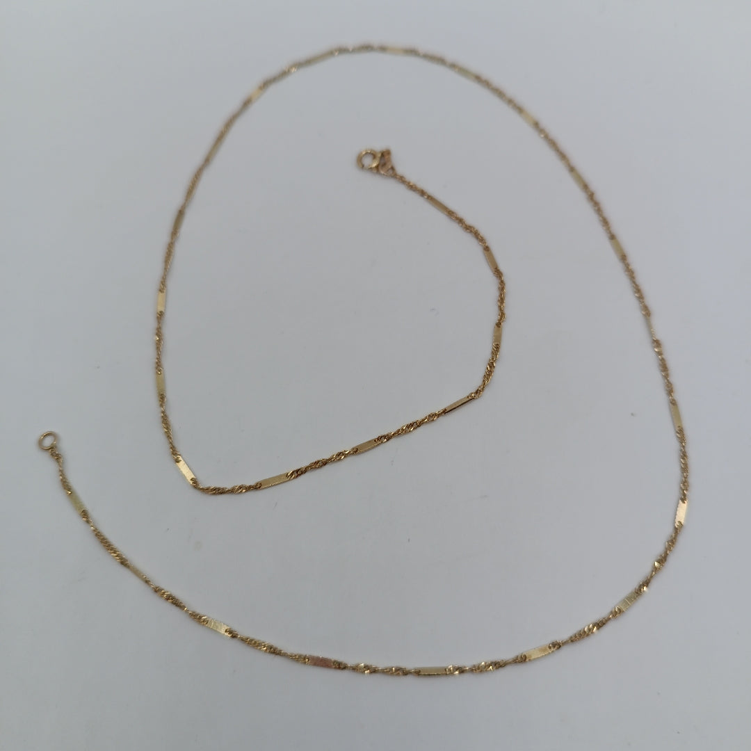 CADENA ORO 14 K 1.9 GRMS (SEMINUEVO)