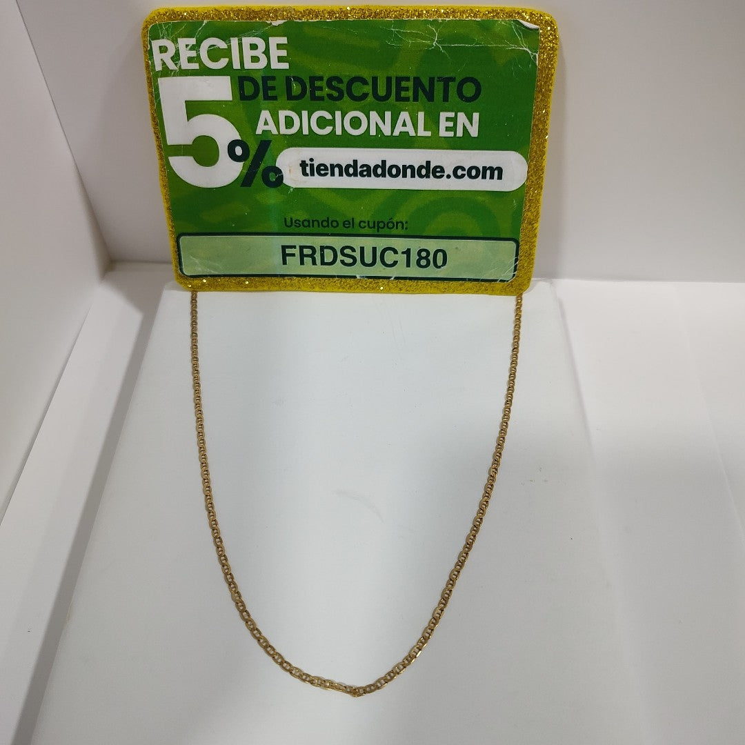 CADENA ORO 14 K 3.1 GRMS (SEMINUEVO)