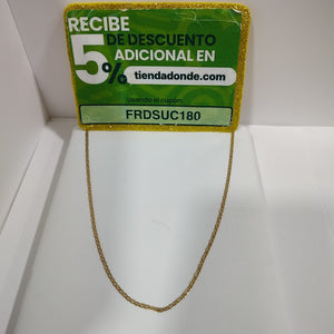 CADENA ORO 14 K 3.1 GRMS (SEMINUEVO)