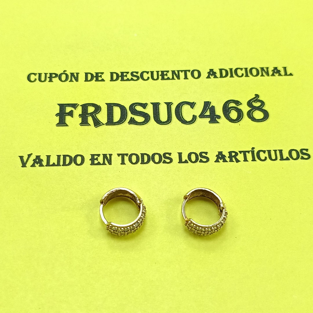 ARRACADAS PAR ORO 10 K 2.3 GRMS (SEMINUEVO)
