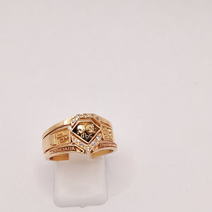 ANILLO DE GRADUACIÓN ORO 14 K 7.1 GRMS (SEMINUEVO)