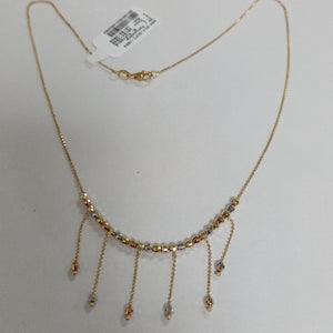 GARGANTILLA ORO COMBINADO 14 K 4,60 GRMS (SEMINUEVO)
