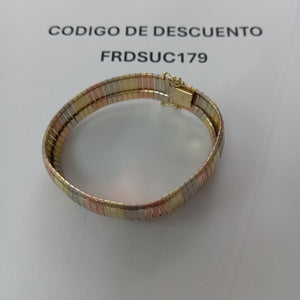 PULSERA ORO, ORO COMBINADO 14 K 28.2 GRMS (SEMINUEVO)