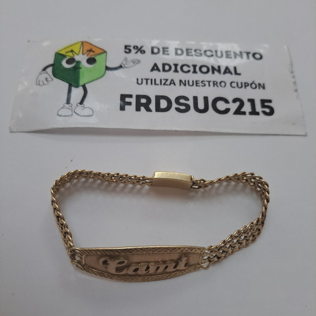 ESCLAVA ORO 10 K 17.8 GRMS (SEMINUEVO)