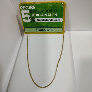CADENA ORO 14 K 7.2 GRMS (SEMINUEVO)