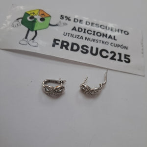 ARETES PAR ORO 14 K 4.6 GRMS (SEMINUEVO)