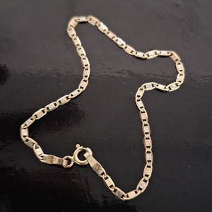 PULSERA ORO COMBINADO 14 K 1.2 GRMS (SEMINUEVO)
