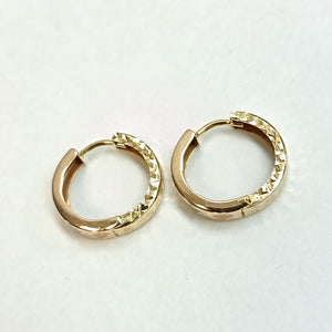 ARRACADAS PAR ORO 14 K 1.6 GRMS (SEMINUEVO)