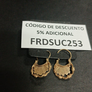 ARETES PAR ORO 8 K 2,40 GRMS (SEMINUEVO)