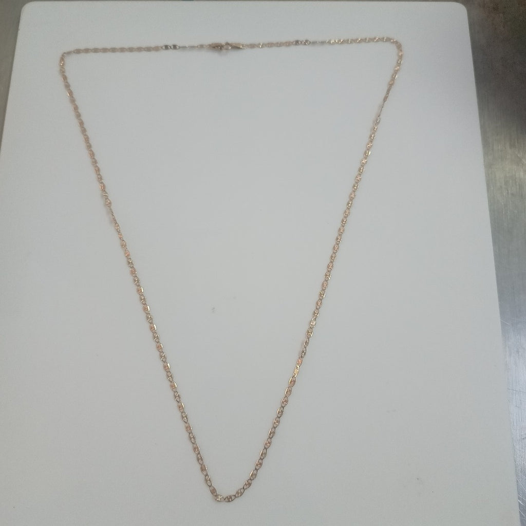 CADENA ORO, ORO COMBINADO 10 K 3.1 GRMS (SEMINUEVO)