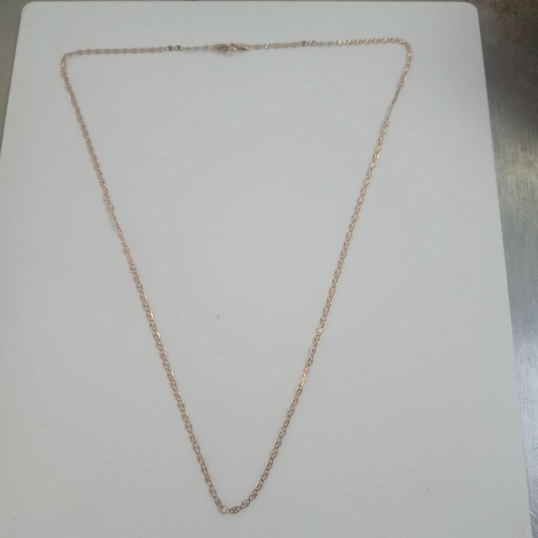 CADENA ORO, ORO COMBINADO 10 K 3.1 GRMS (SEMINUEVO)