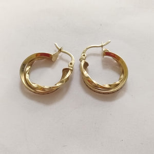 ARRACADAS PAR ORO 14 K 2.8 GRMS (SEMINUEVO)