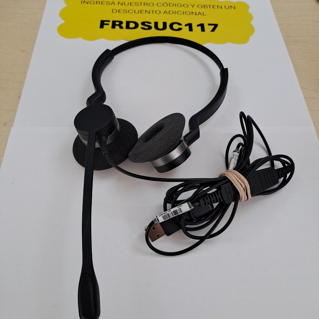 AUDIFONOS JABRA HSC015 ALAMBRICO OVER EAR (SEMINUEVO)