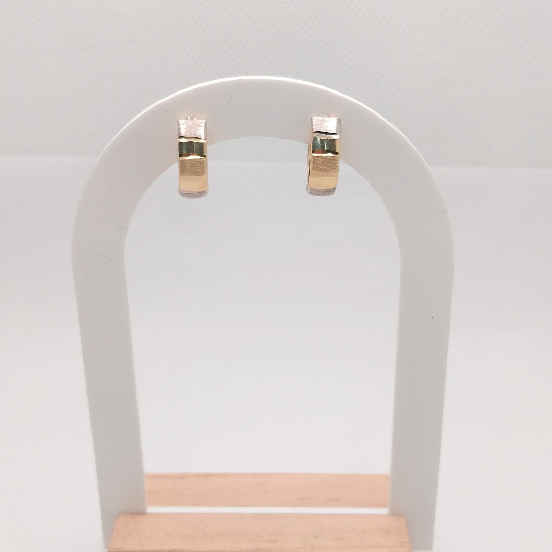 ARRACADAS PAR ORO 14 K 1,80 GRMS (SEMINUEVO)