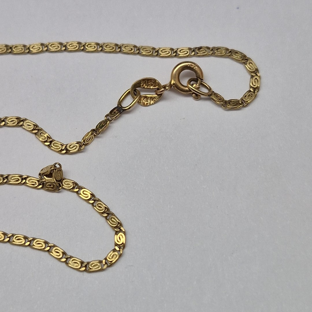 CADENA ORO 14 K 4.7 GRMS (SEMINUEVO)