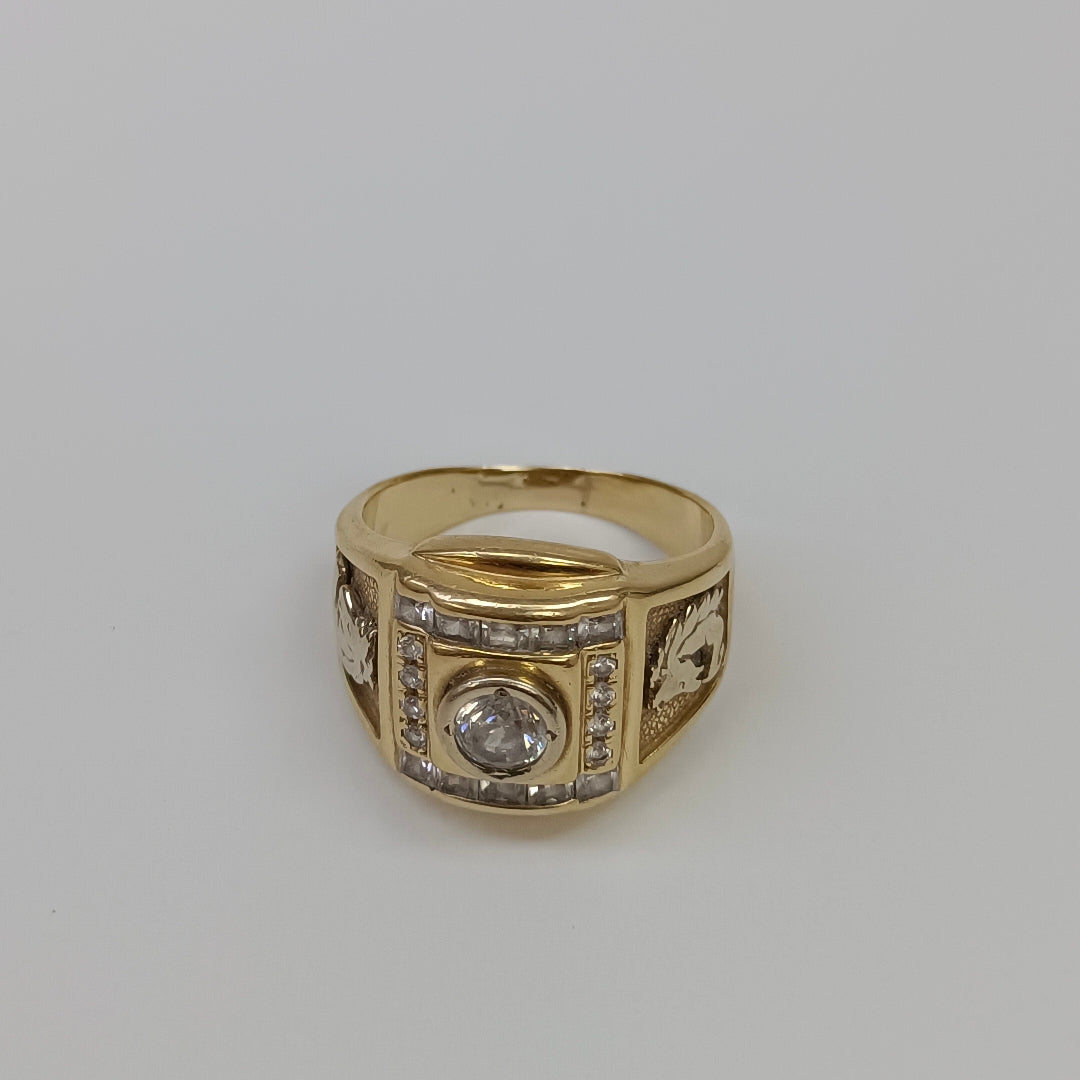 ANILLO ORO 14 K 11 GRMS (SEMINUEVO)